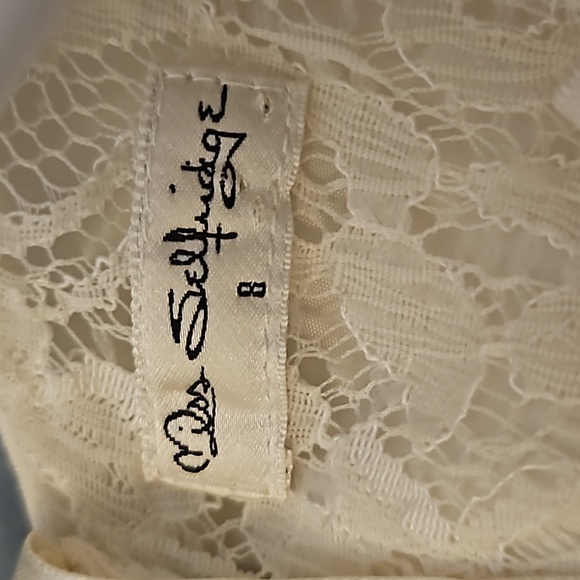 COPY - White Lace Crop Dress Miss Selfridge - Picture 4 of 7